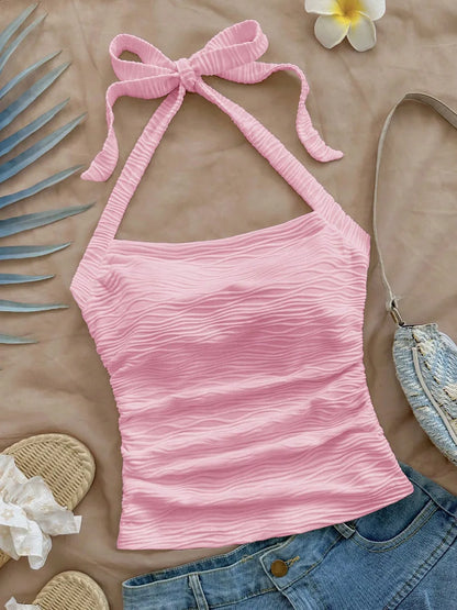 Sexy Halter Strap Vest